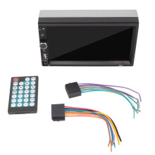 Smartphone Integrated Car Stereo With Mirror Link, HD Touch Screen 2 DIN Radio With Bluetooth Hands-Free Calling FM Receiver USB TF Card Input