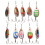 Δολώματα ψαρέματος Inline Spinner Baits Kit Αιχμηρά αγκίστρια Ευέλικτο ψάρεμα Βαρύ σώμα 2