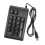 Portable USB Wired Numeric Keypad 19 Keys with RGB Backlight Black 4