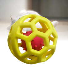Innovatives, beißfestes Hundespielzeug von Hol-ee aus Gummi, ideal zum Befüllen mit Leckerlis, weiche Gummitextur, interaktiver Spielspaß für