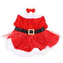 Kerstoutfit voor huisdieren, elegante kerstmanoutfit voor honden en katten, gemaakt van hoogwaardig materiaal en gemakkelijk aan te trekken, perfect