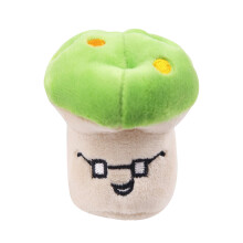 Petface Quirky Design Svamppipande Hundleksak, Färgglatt Plyschmaterial För Interaktivt Kurragömma