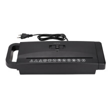 Paper Shredder With Thermal Protection, Credit Card Shredder For Home Office Use Strip Cut Bluetooth Speaker Security Level P-2 Sonic Blast USB