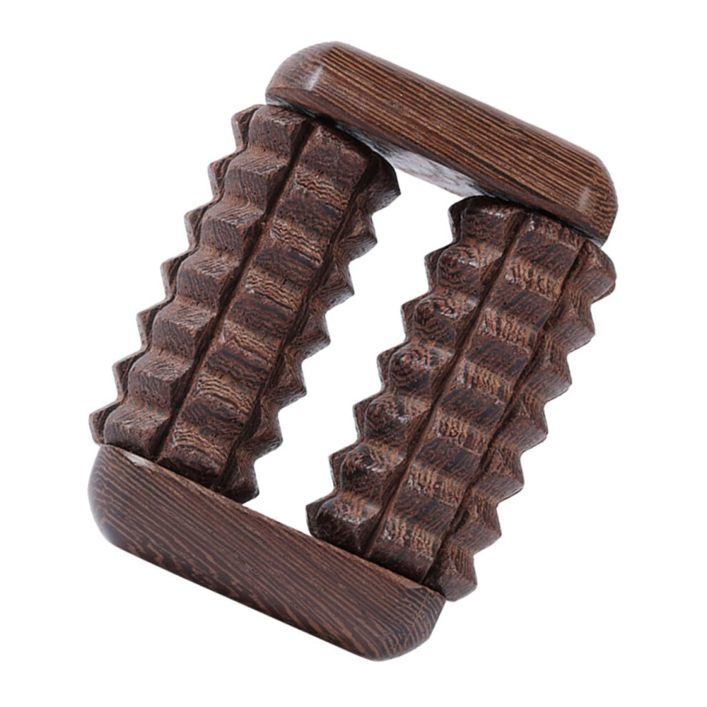 Wooden Hand Massager Finger Roller for Fatigue Relief Ergonomic Design Lightweight and Portable