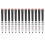 Midsize Ribbed Golf Grip Bundle (13 Piece) White Compatible With Most Irons 1