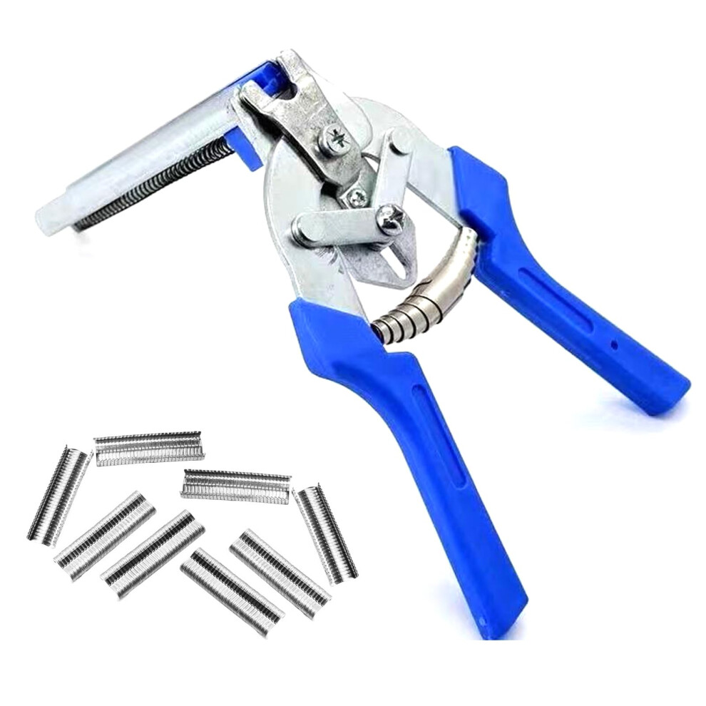 Animal Cage Assembly Pliers 600 M Clips Included With Ergonomic Handle Outdoor Fence Fastening Farm Fence Installation 9187378403334