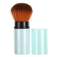 Einziehbarer Kabuki-Make-up-Pinsel, multifunktionaler Make-up-Pinsel für Foundation, Rouge, Concealer und Puder, weiche und seidige Borsten mit