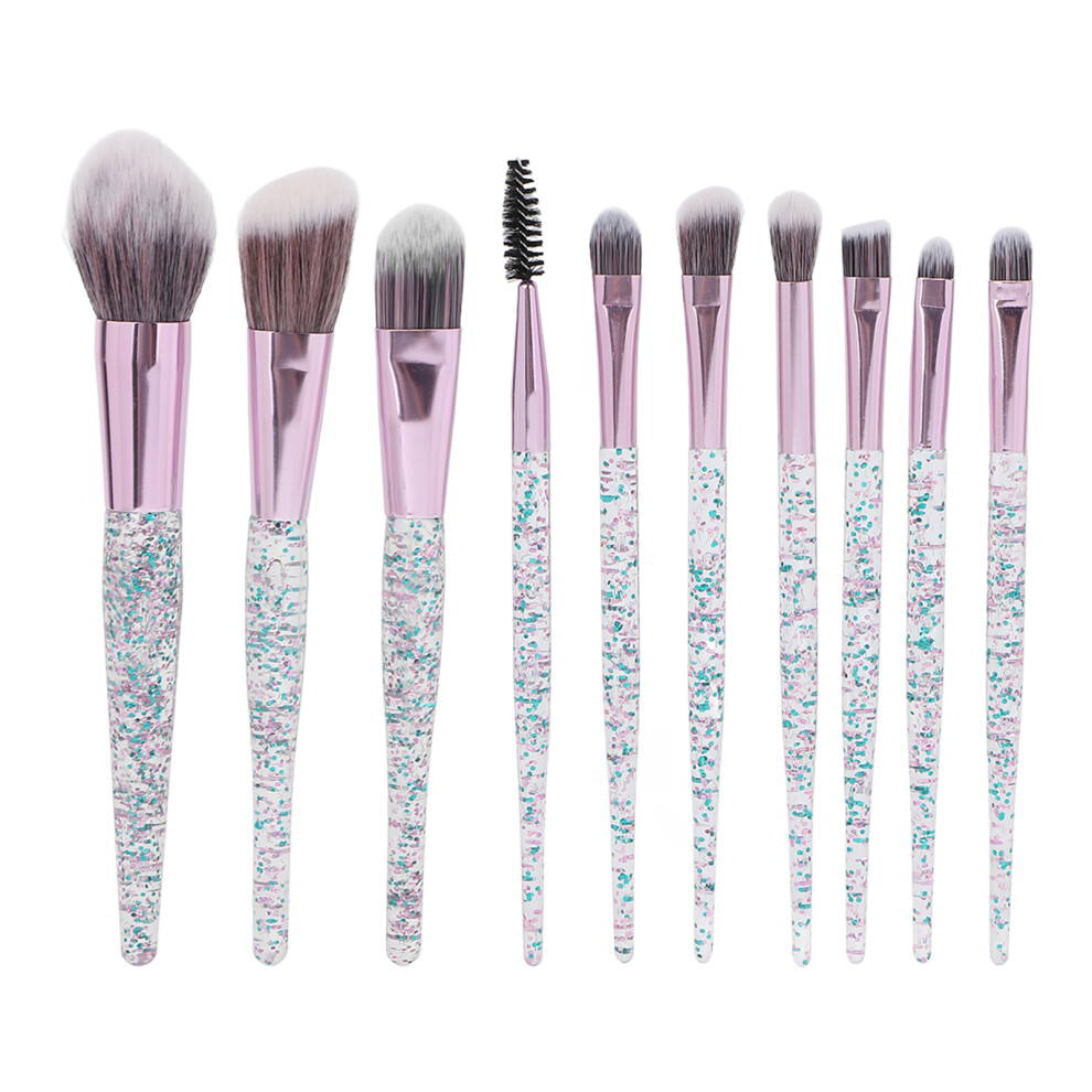 Nail Art Brush For Cleaning Fingernails, Remover Dust Dipping Powder Makeup Blush Brushes Advanced Nylon Hair Soft and Silky Bristles, Multifunction