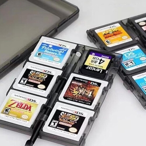 Αποθηκευτικός χώρος για παιχνίδια Nintendo3DS, κουτί καρτών παιχνιδιών με 2