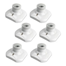 Kabellose Fernbedienung für Lampenfassung, 6er-Pack E27-Schraubfassungen für Deckenleuchten in Fotostudios, Hochtemperatur-geeignet