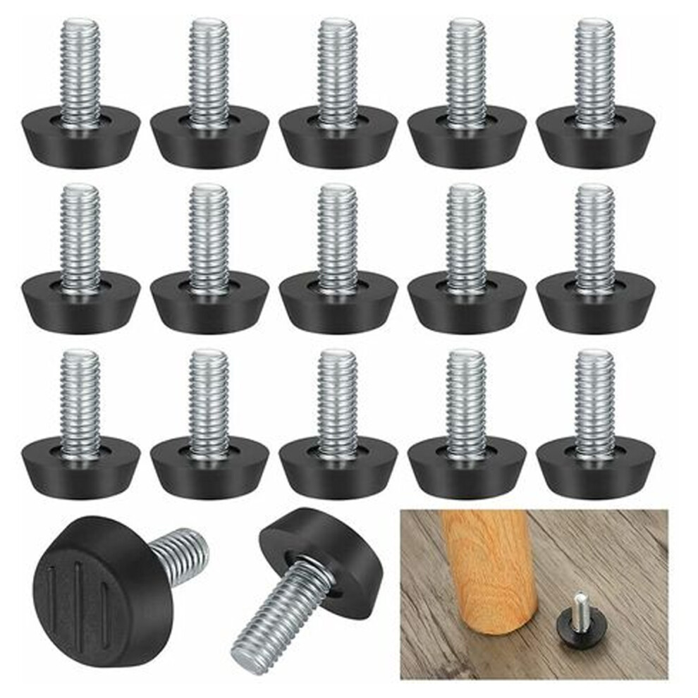 Extra Strength Adjustable Furniture Feet, Furniture Leveling Leg With Non-Skid Base For Tables, Chairs, Sofas, Wardrobes (22Pcs) 9448196539248