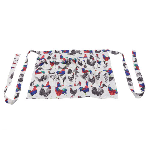 Multi-Function Collecting Apron with 12 Deep Pockets, Machine Washable Egg Gathering Apron for Chicken Duck Goose Eggs, Hands Free Egg Collecting 1
