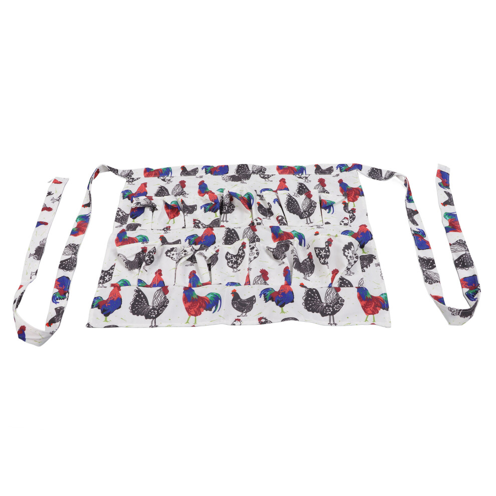 Durable Canvas Egg Apron With 15 Pockets, Egg Gathering Apron For Fresh Eggs From Chicken Duck Goose, Practical Hands-Free Apron For Farm And Kitchen 9405630761375