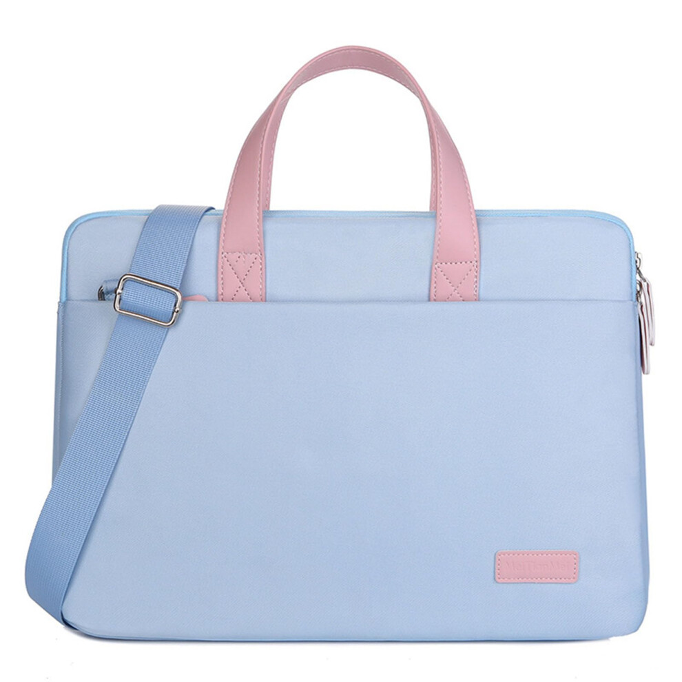 Laptop Bag 15.6Inch Laptop Case With Padded Strap, Zippered Sleeve, Light For Women Or Men, Business Office Blue 9426802508338