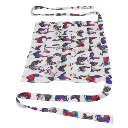 Multi-Function Collecting Apron with 12 Deep Pockets, Machine Washable Egg Gathering Apron for Chicken Duck Goose Eggs, Hands Free Egg Collecting 2