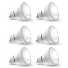 Ampoules LED GU10 non dimmables, allumage instantané, économie d'énergie, équivalent 5 W à 40 W halogène, ambiance douce, grand angle de