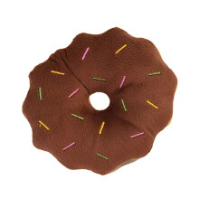 Foodie Hundespielzeug, farbenfrohes und lustiges Plüschtier für alle Rassen und Größen, robustes Design, fördert das Zähneknirschen und die