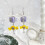 Candy Dangle Drop Earrings Clip Earrings Bow-Ear hook style 7