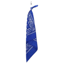 Stylish Hip Hop Trousers Chain Punk Square Scarf Waist-Blue