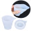 50~500ml Measuring Cup Mold Foldable Soft Silicone Measuring Cup 2