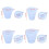 50~500ml Measuring Cup Mold Foldable Soft Silicone Measuring Cup 3
