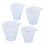 50~500ml Measuring Cup Mold Foldable Soft Silicone Measuring Cup 4