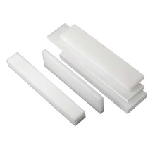 White Nylon Sheet 1m x 40mm, 25mm Thick Engineering Plastic Plate for Machining and DIY Projects
