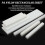 White Nylon Sheet 1m x 40mm, 25mm Thick Engineering Plastic Plate for Machining and DIY Projects 2