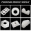 White Nylon Sheet 1m x 40mm, 25mm Thick Engineering Plastic Plate for Machining and DIY Projects 5