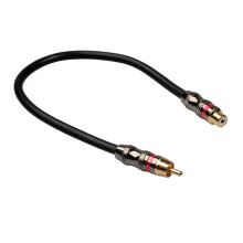0.3m Cables Leads Pin Connector Speaker Cable Male To Female Audio Adapter For Home Audio Systems