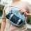 Waterproof Speaker Bag For JBL Flip 6 With Adjustable Strap Nylon Construction Blue 3