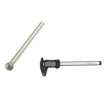 10 Pcs 5mm Nose 3mm Shank Diamond Mounted Point Grinding Bits & 1 Pcs Electronic Digital Caliper