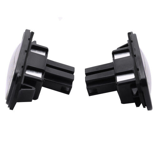 2 Pcs No Error License Plate Light Base & 2 Pcs Front Engine Hood Support Rod 2
