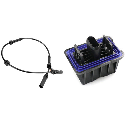 1 Pcs Car Front Wheel Speed Sensor & 1 Pcs Jack Point Jacking Support Plug Lift Block