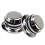 3Pcs Guitar Metal Top Hat Tone Tuning Knobs & 1 Set Bridge Double Locking System Pulled Electric Guitar String Bridge 3