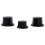 10Pcs Guitar Knobs Amplifier Amp Knob Bass Tone Volume Knobs with 6Pcs Control Knob Volume Audio Control Knobs 9