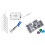 1 Set Electric Guitar Screw Kit with 9Pcs Understring Radius Gauge + String Action Ruler Gauge Tool 1