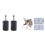 2Pcs String Winder Tuning Peg Puller Replace Electric Drill with Guitar String Action Ruler, 9 Understring Radius Gauge 1