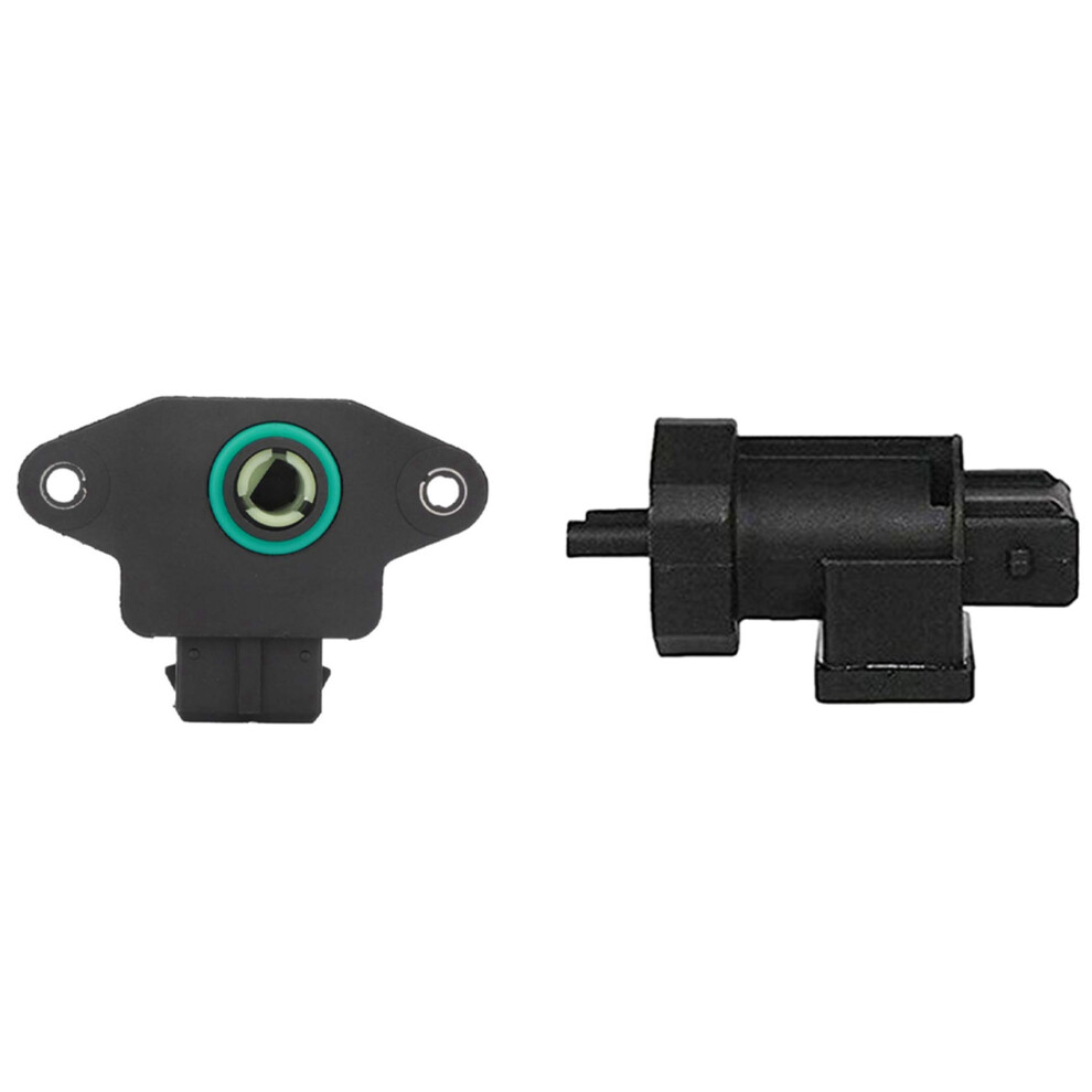 2 Pcs Car Accessories: 1 Pcs 35170-22010 Throttle Position Sensor & 1 Pcs Car Transmission Speed Sensor 6032173162616