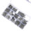 1 Set Electric Guitar Screw Kit with 9Pcs Understring Radius Gauge + String Action Ruler Gauge Tool 7