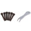 1PCS Acoustic Guitar Ukulele String Bridge Pin Puller Pulling Remover Tool with 6PCS Guitar Bridge Pins End Pin Set 1