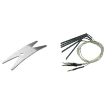 Pocketable Tool Multi Spanner Wrench with 5Pcs Bendable Acoustic Guitar Transducer Sensitivity Piezo Bridge Pickup Cable