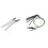 Pocketable Tool Multi Spanner Wrench with 5Pcs Bendable Acoustic Guitar Transducer Sensitivity Piezo Bridge Pickup Cable 1