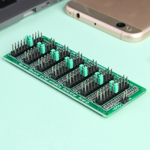 7 Decade 1R - 9999999R Programmable SMD Resistor with Voltage Isolation Board Voltage Control Switching Driver Module 2