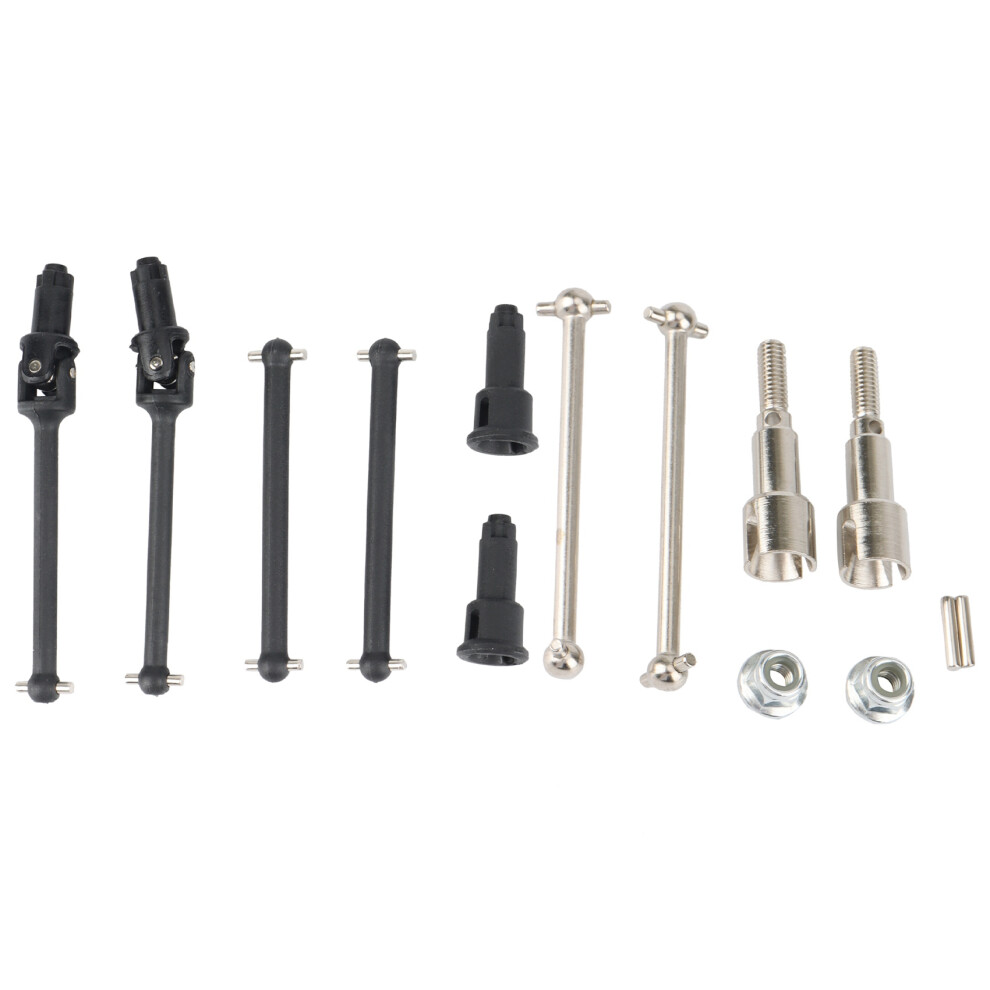 2 Set For Hbx 16889 16889A 16890 16890A Sg Rc Car Parts, Front + Rear Drive Shaft & Metal Rear Drive Shaft Dogbone 6031840683065