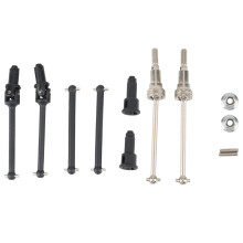 2 Set for HBX 16889 16889A 16890 16890A SG RC Car Parts, Front & Rear Drive Shaft & Metal Front Drive Shaft M16105