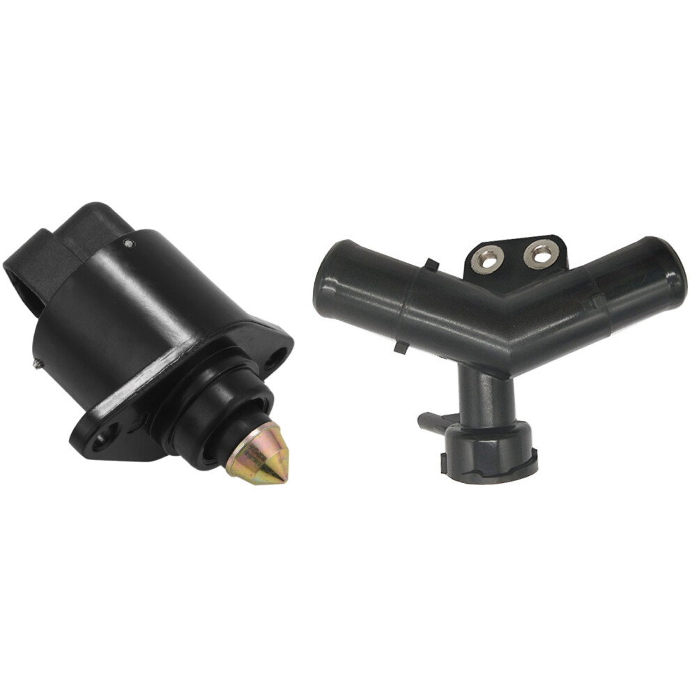 Iac Idle Air Control Valve For Daewoo Nubira 2.0L Leganza 2.2L 1999-2002 & Coolant Thermostat Housing Water Pipe 6034097865086
