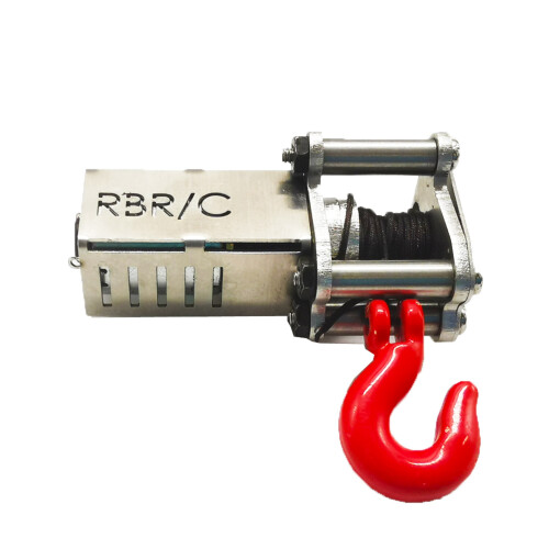 1 Pcs for WPL Automatic All-Metal Winch & 1 Set Winch Control Cable Winch 3CH Control 1