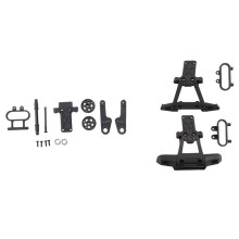 2 Set for HBX 16889 16889A 16890 16890A RC Car Part: 1 Pcs Wheelie Bar & 1 Set Front + Rear Bumper Assembly