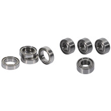 8 Pcs Bearing BE003 for JLB Racing CHEETAH 1/10 Brushless RC Car Accessories, 4 Pcs 8X5X2.5mm & 4 Pcs 5X10X4mm